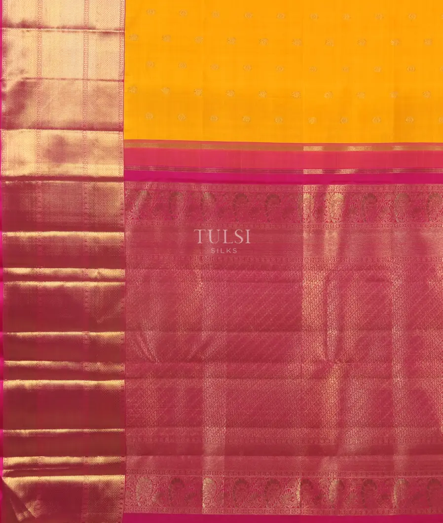 Yellow Kanjivaram Silk Saree T5204674