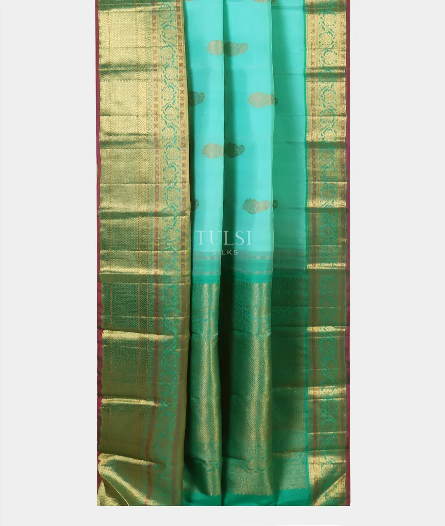 Blue Kanjivaram Silk Saree T3921782