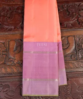 Peach Kanjivaram Silk Saree T4083501