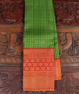Green Kanjivaram Silk Saree T5492221