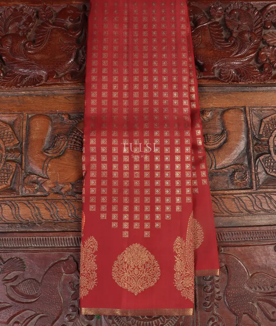 Maroon Kanjivaram Silk Saree T533515-image