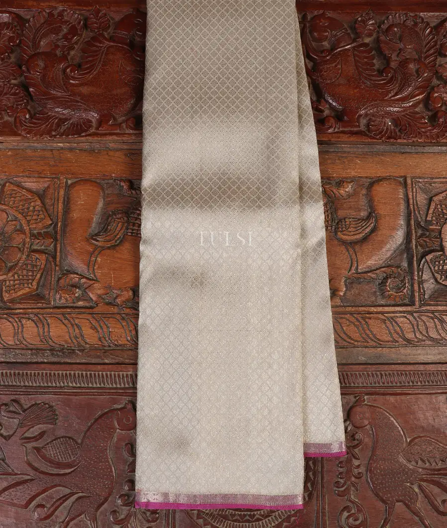 Grey Kanjivaram Silk Saree T523149-image