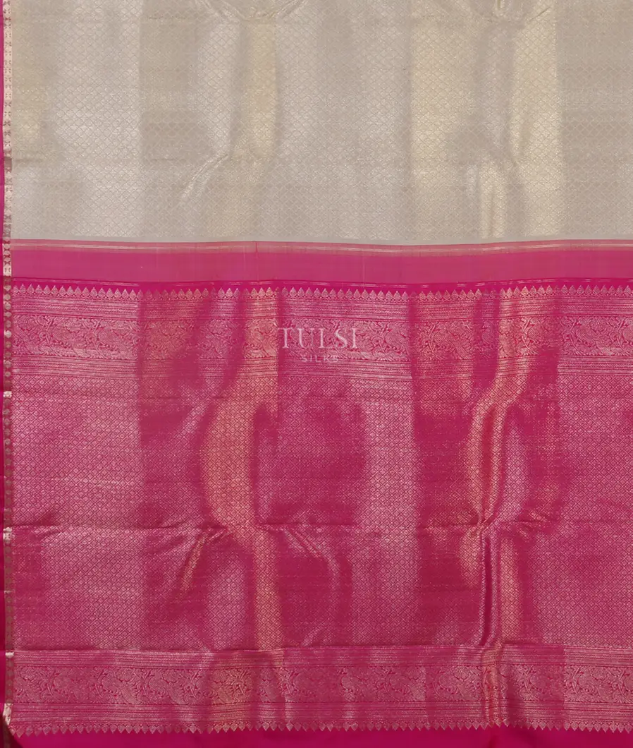 Grey Kanjivaram Silk Saree T5231494