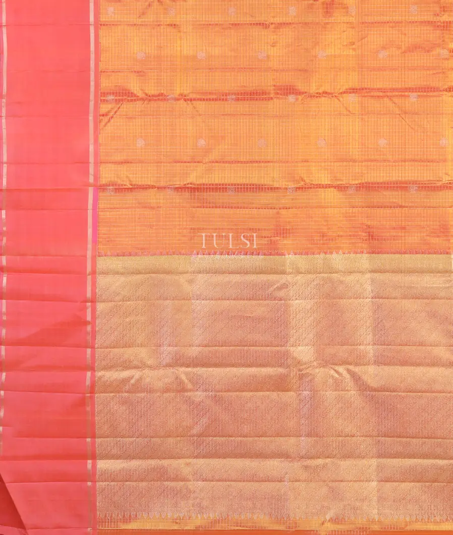 Peach Kanjivaram Silk Saree T5508744