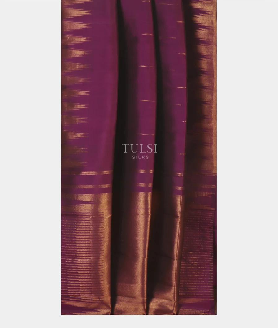 Purple Kanjivaram Silk Saree T5484422