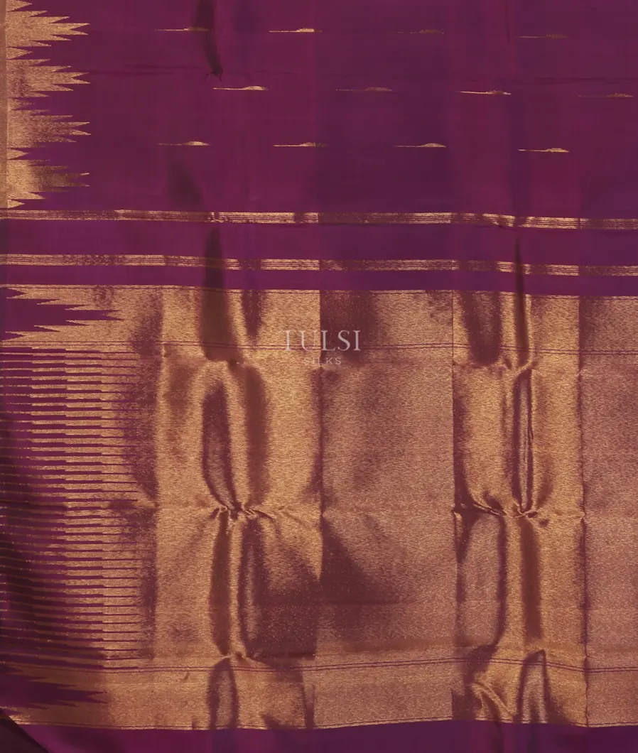 Purple Kanjivaram Silk Saree T5484424