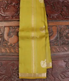 Yellowish Green Kanjivaram Silk Saree T5514031