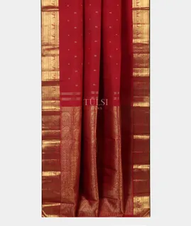 Red Kanjivaram Silk Saree T4839972