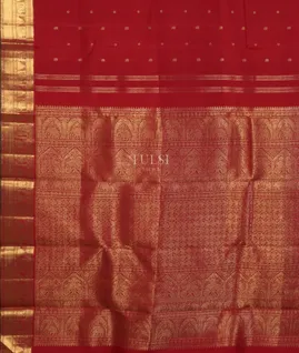 Red Kanjivaram Silk Saree T4839974