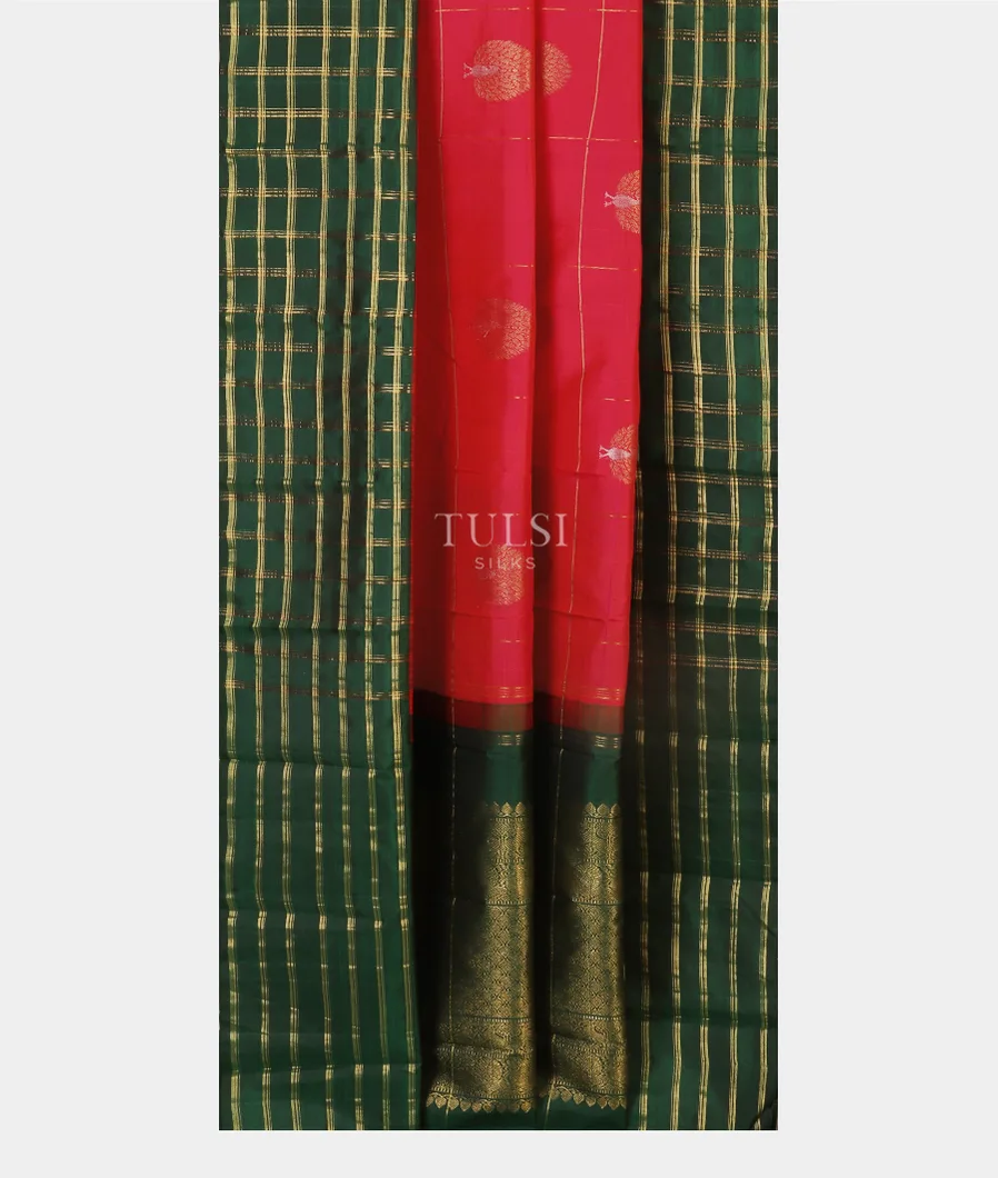 Magenta Kanjivaram Silk Saree T5491822