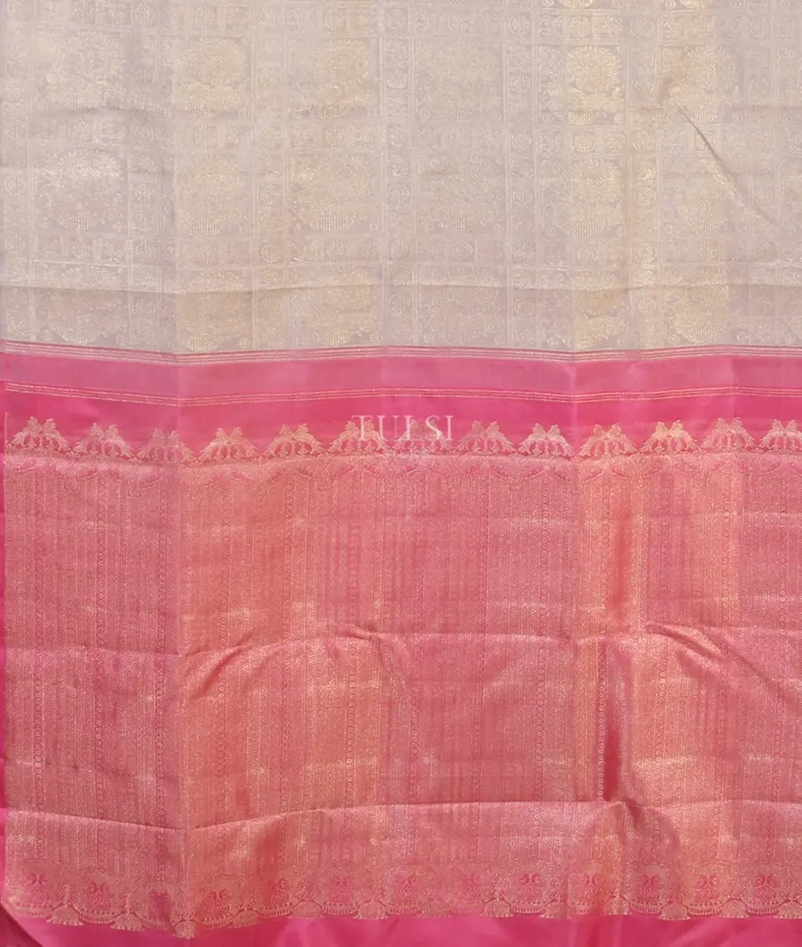 Grey Kanjivaram Silk Saree T5448124