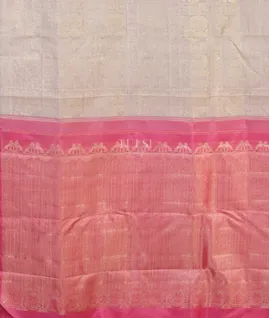 Grey Kanjivaram Silk Saree T5448124