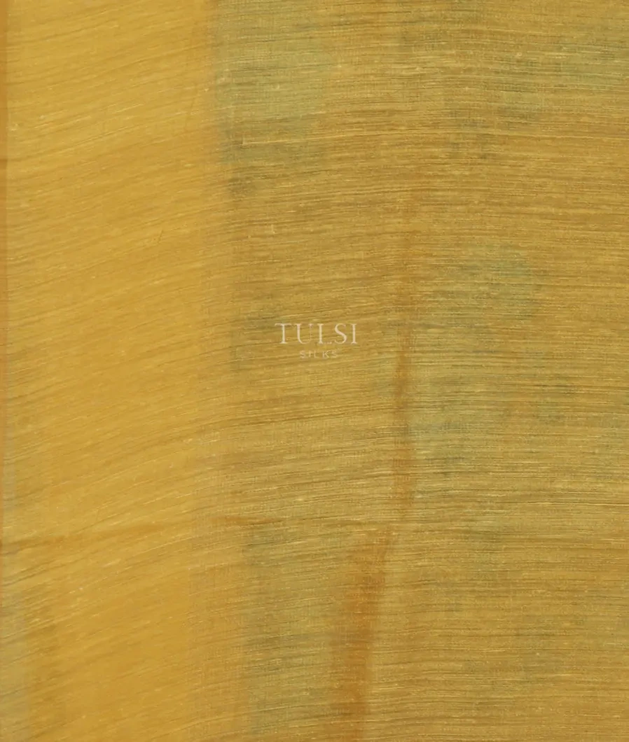 Yellow Tissue Organza Printed Saree T5120373