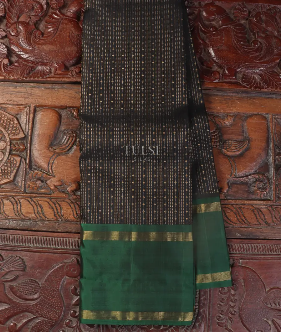 Black Kanjivaram Silk Saree T549371-image