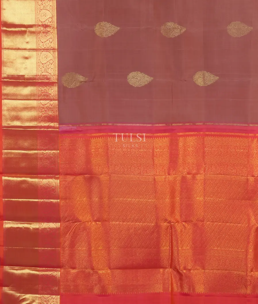 Mauve Pink Kanjivaram Silk Saree T5510454