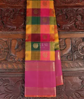 Multicolour Kanjivaram Silk Saree T4847591