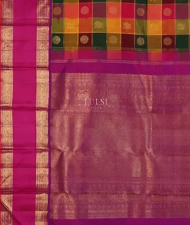Multicolour Kanjivaram Silk Saree T4847594