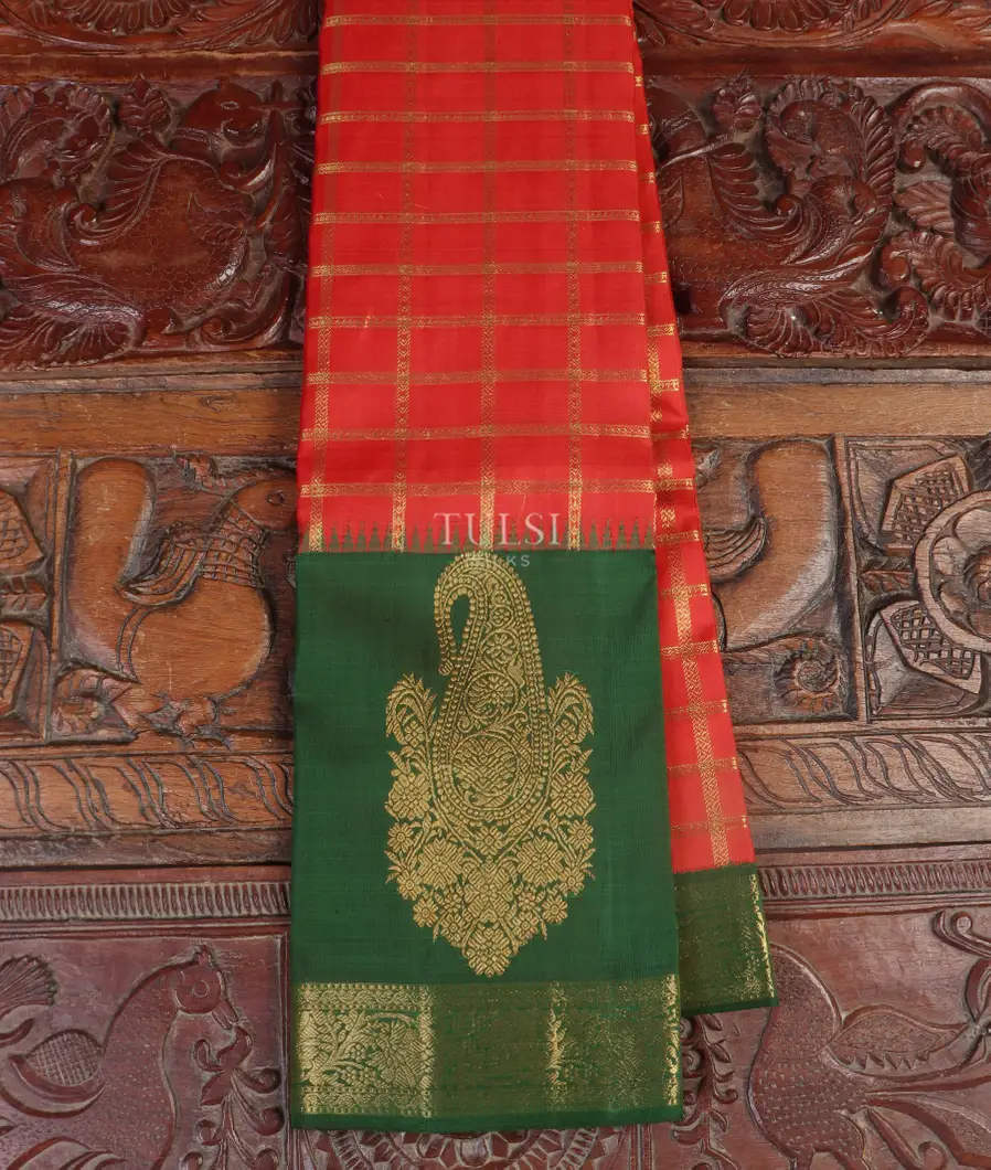Red Kanjivaram Silk Saree T538646-image