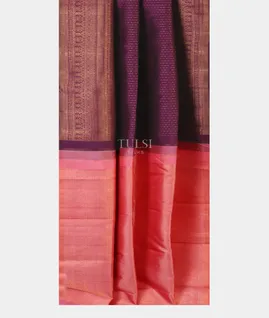 Purple Kanjivaram Silk Saree T5502972