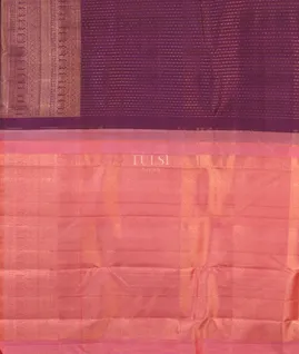 Purple Kanjivaram Silk Saree T5502974