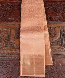 Peach Kanjivaram Silk Saree T5514561