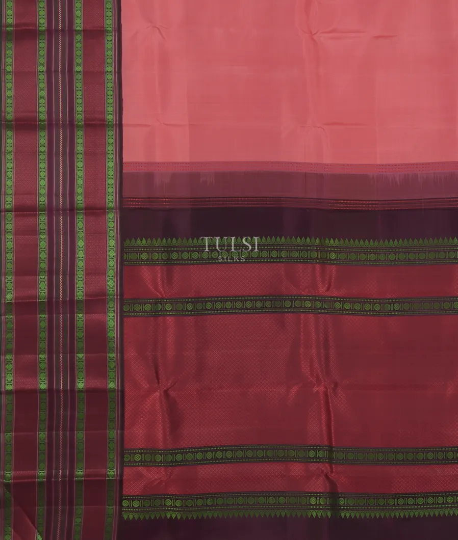 Pink Kanjivaram Silk Saree T4933684