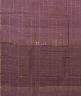 Purple Woven Tussar Saree T5513704