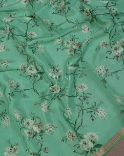 Green Mysore Crepe Silk Saree T5527725