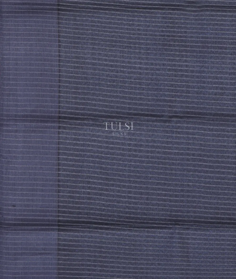 Blue Tussar Printed Saree T5407313