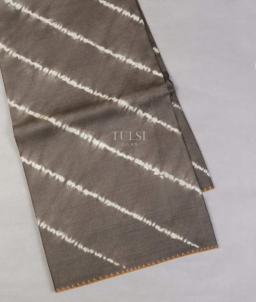 Grey Tussar Printed Saree T546166-image