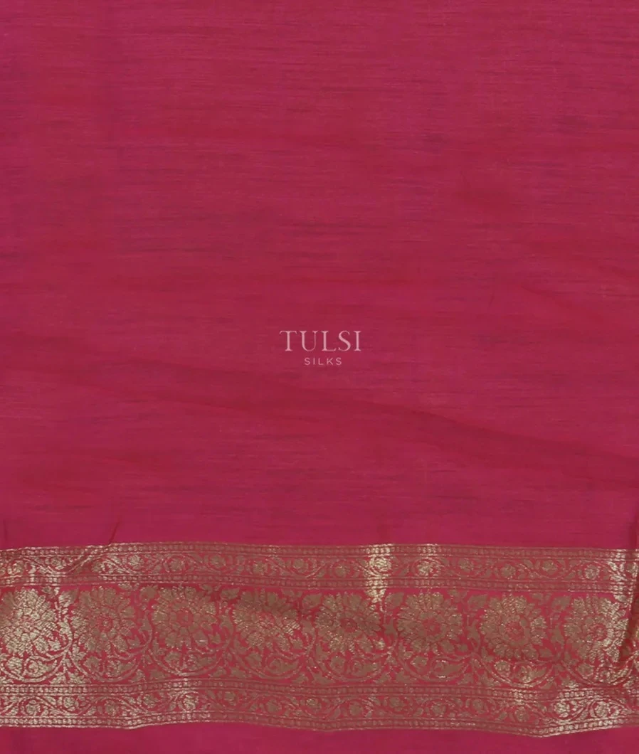 Black Banaras Tussar Saree T5025383