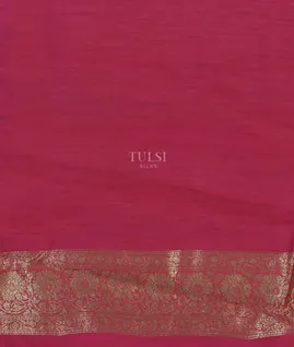 Black Banaras Tussar Saree T5025383