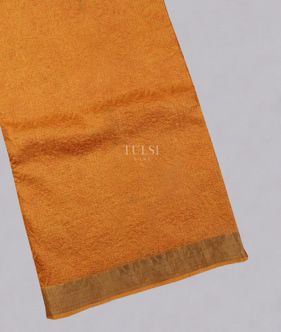 Yellow Silk Kota Embroidery Saree T546251-image