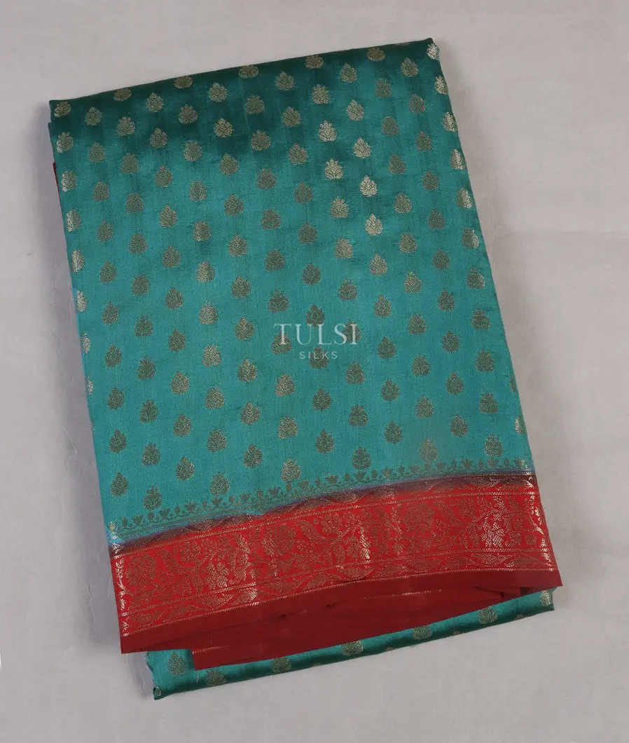 Blue Chaniya Silk Saree T533224-image