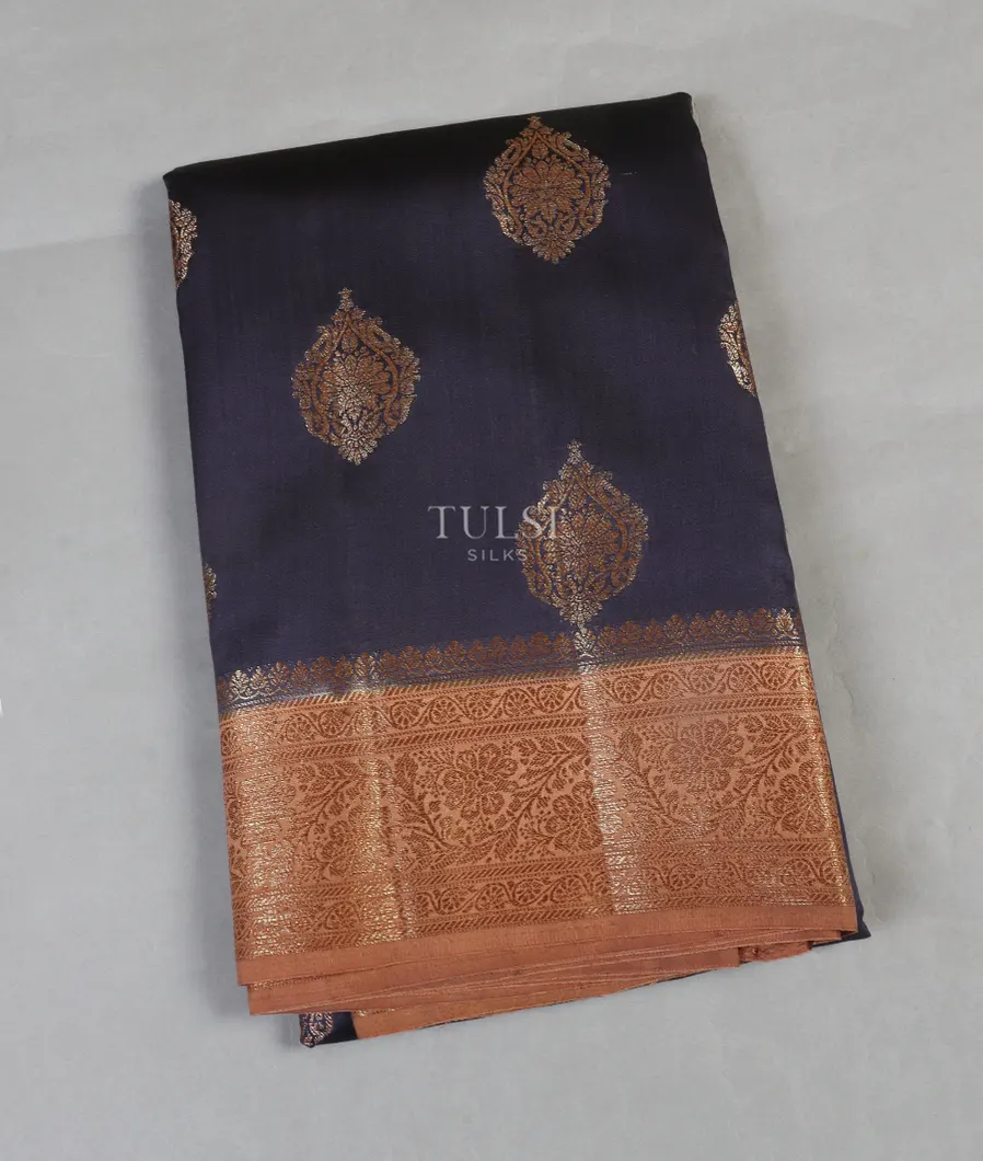 Blue Chaniya Silk Saree T517928-image