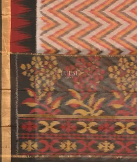 Multicolour Pochampalli Silk Cotton Saree T5555934