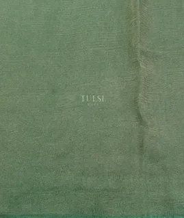 Green Kora Tissue Organza Embroidery Saree T5430603