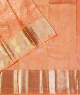 Peach Kanjivaram Silk Saree T5411892