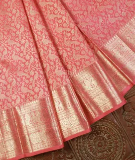 Pink Kanjivaram Silk Saree T5457954