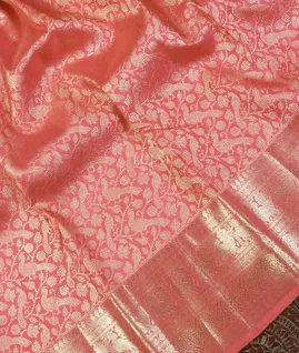 Pink Kanjivaram Silk Saree T5457955