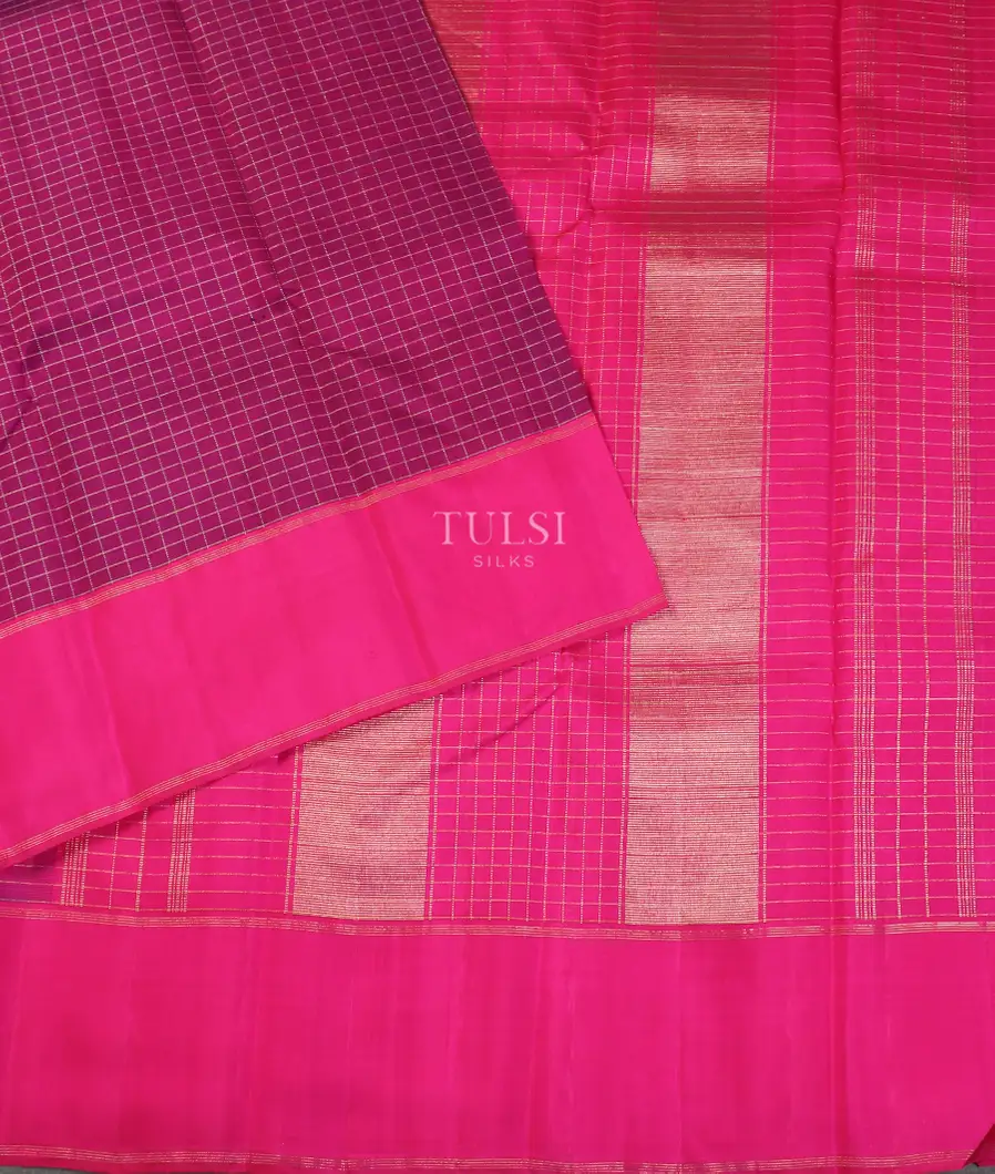 Purple Kanjivaram Silk Saree T5507984
