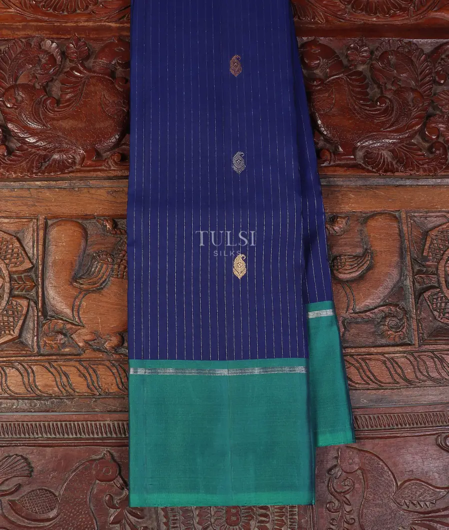 Blue Kanjivaram Silk Saree T550814-image