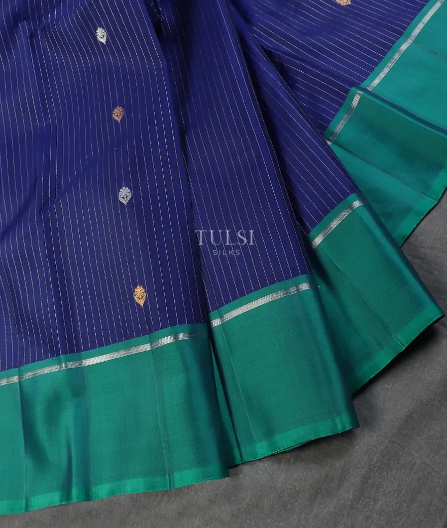 Blue Kanjivaram Silk Saree T5508142