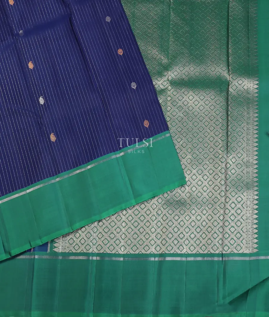 Blue Kanjivaram Silk Saree T5508144