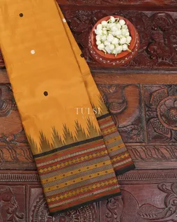 Yellow Kanjivaram Silk Saree T5562841