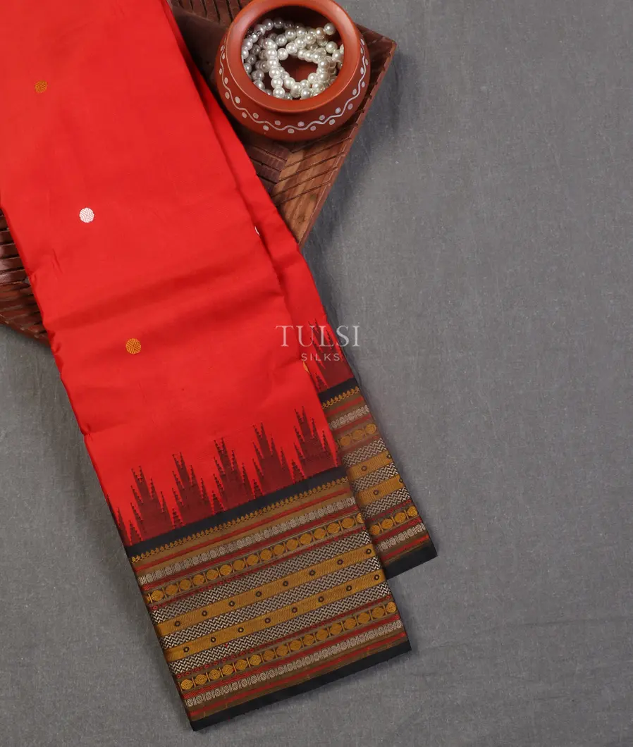 Red Kanjivaram Silk Saree T545719-image