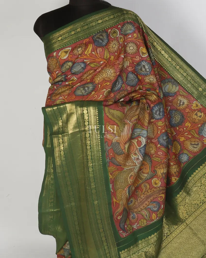 multicolour-kanjivaram-kalamkari-handpainted-saree-t554509-t554509-d