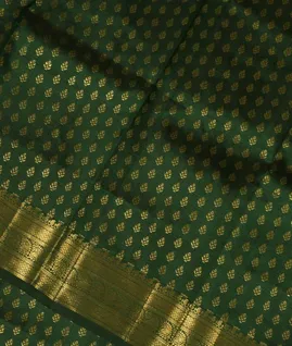 Green Handwoven Kanjivaram Silk Dupatta T3788771