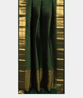 Green Handwoven Kanjivaram Silk Dupatta T3788772