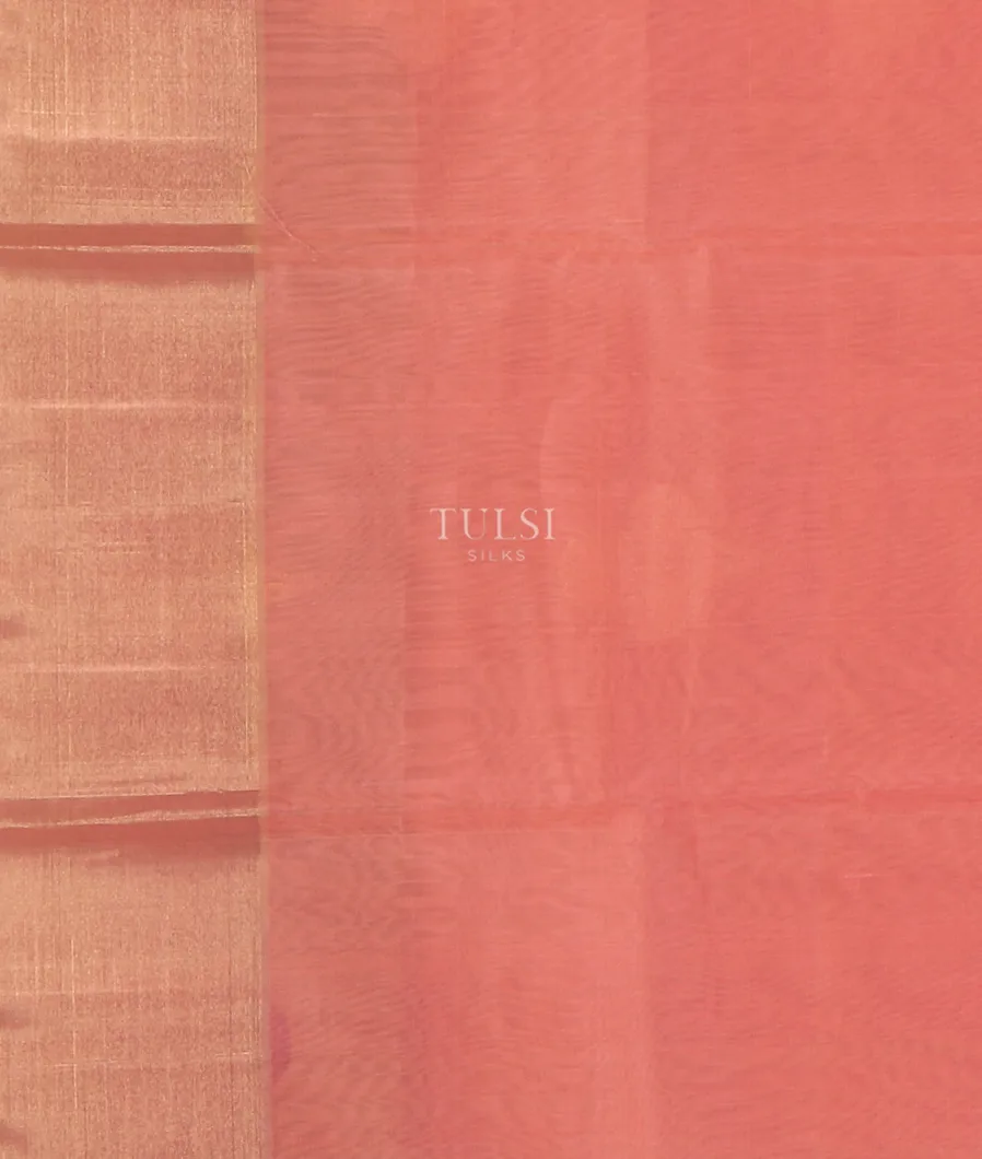 Peach Silk Cotton Saree T5459713